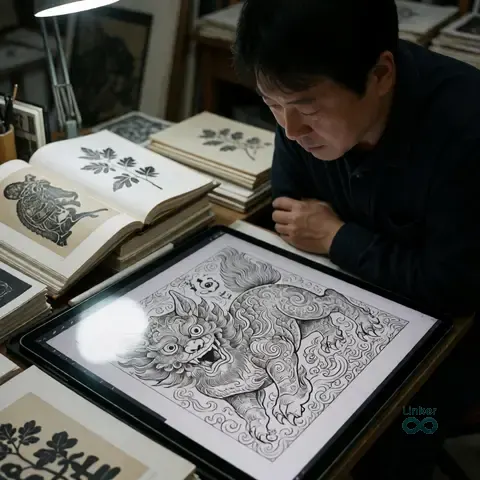 AI-generated virtual artist 강도윤 DOYOON.KANG