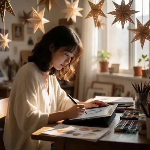 AI-generated virtual artist 이서연 SEOYEON.LEE