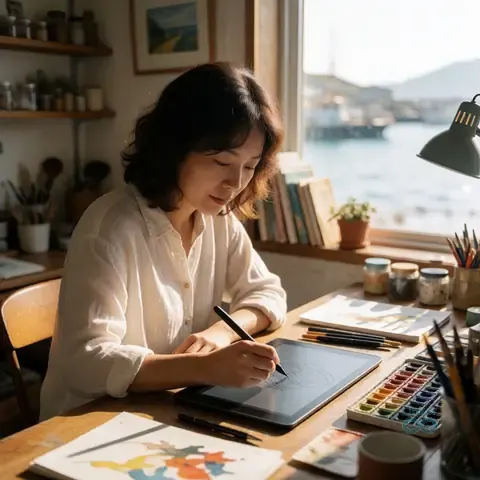 AI-generated virtual artist 이서연 SEOYEON.LEE