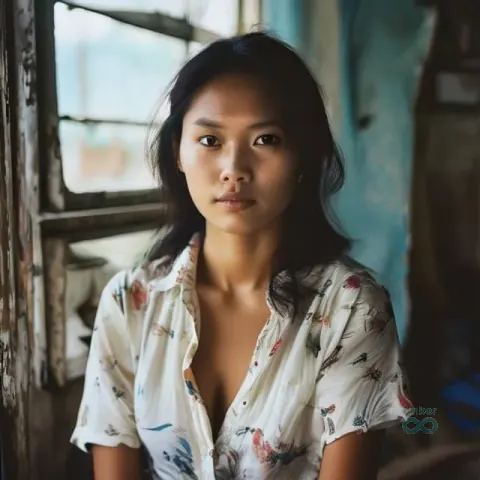 AI-generated virtual artist Pimjai Saeng
