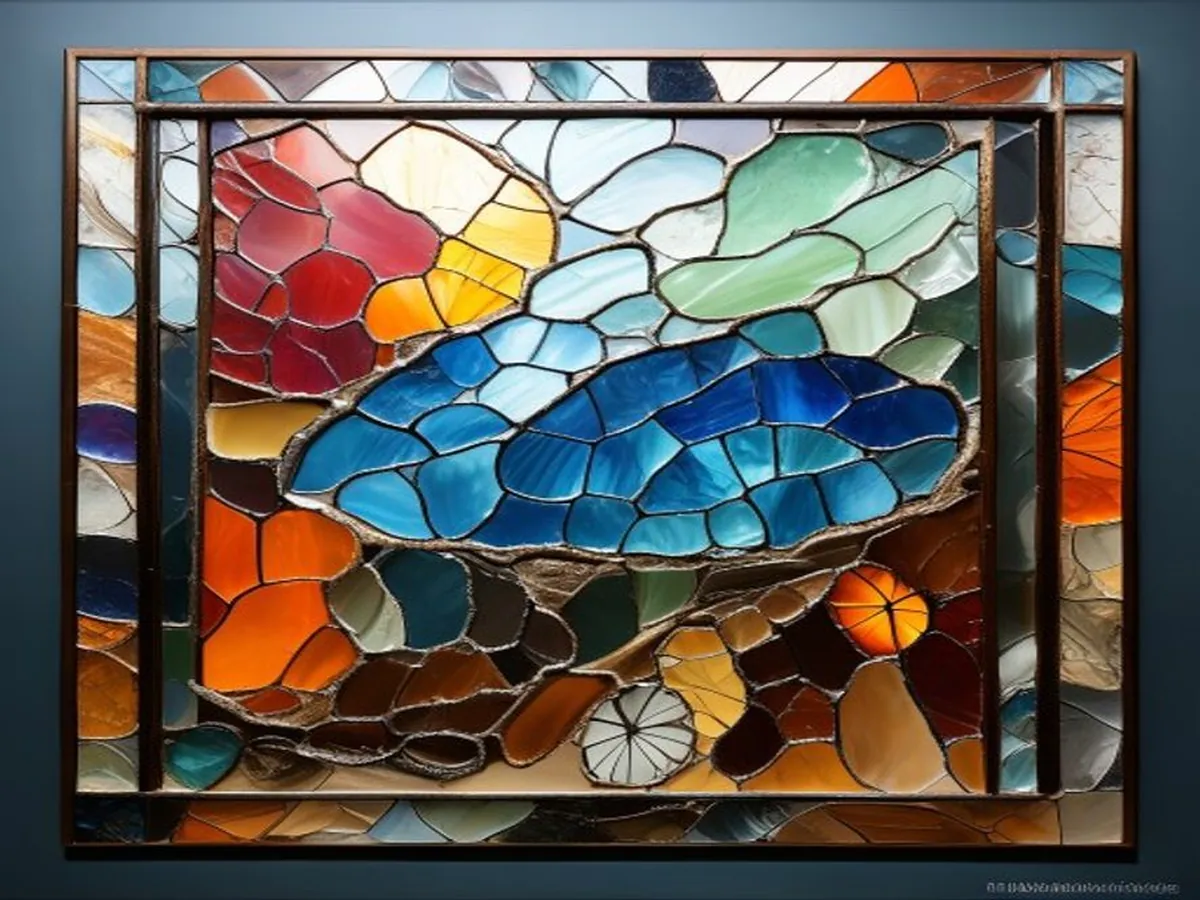 Sea Glass Mosaic — AI-generated artwork