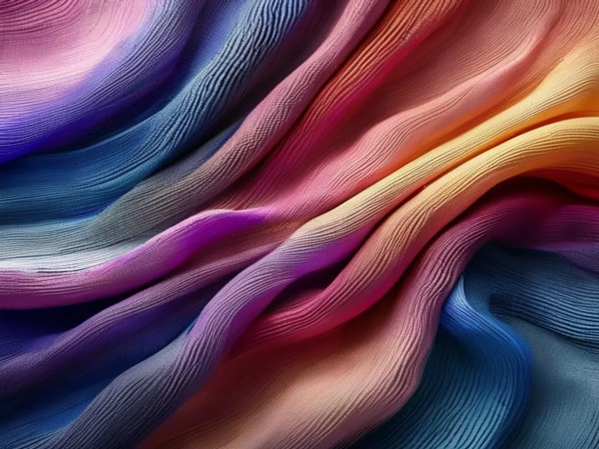 Silk Gradient Weave — AI-generated artwork