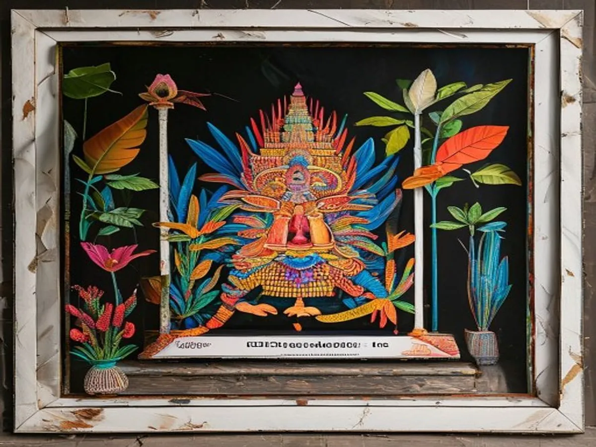 Festival Screen Print — AI-generated artwork