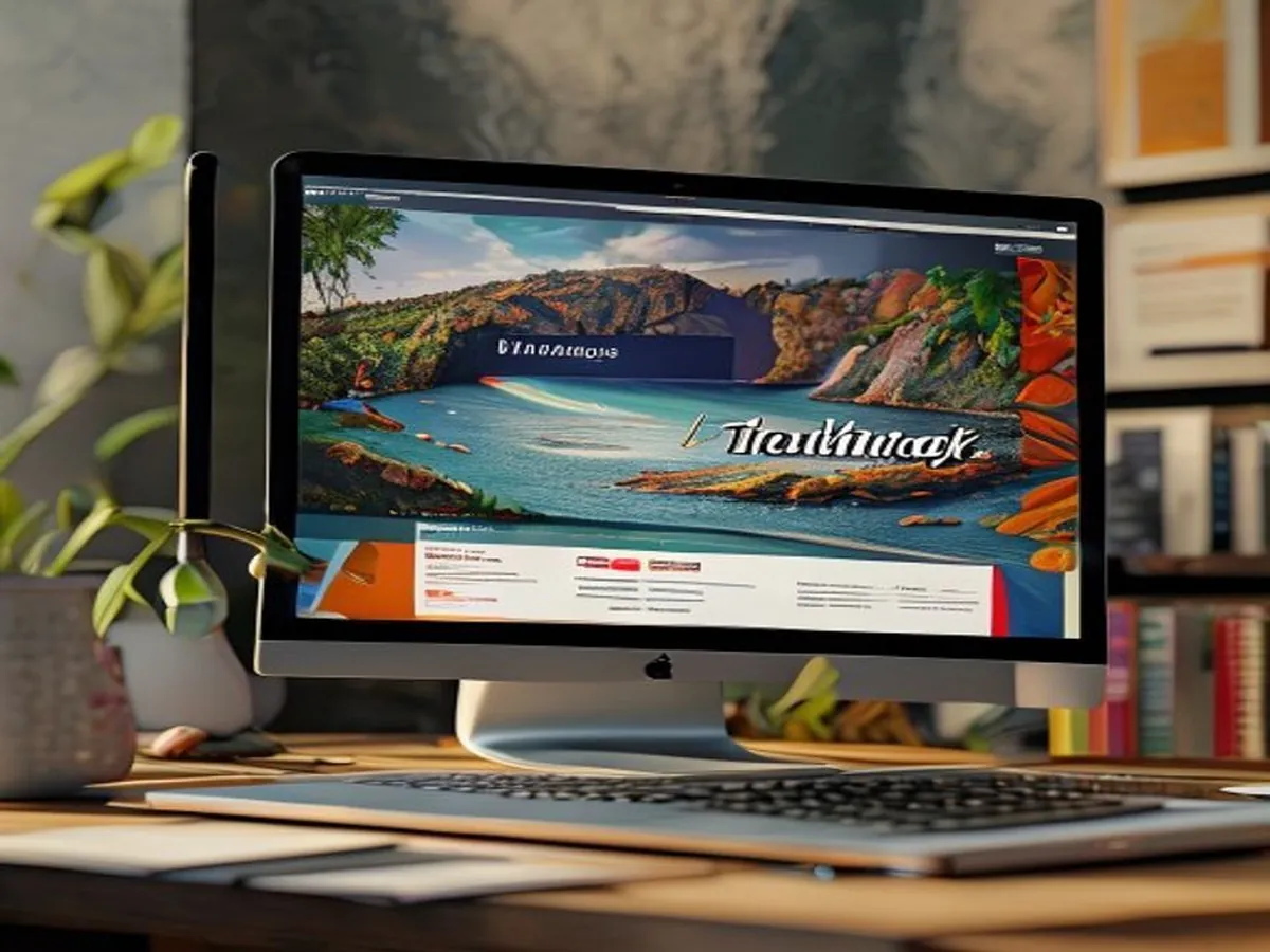 Tide Landing Page — AI-generated artwork