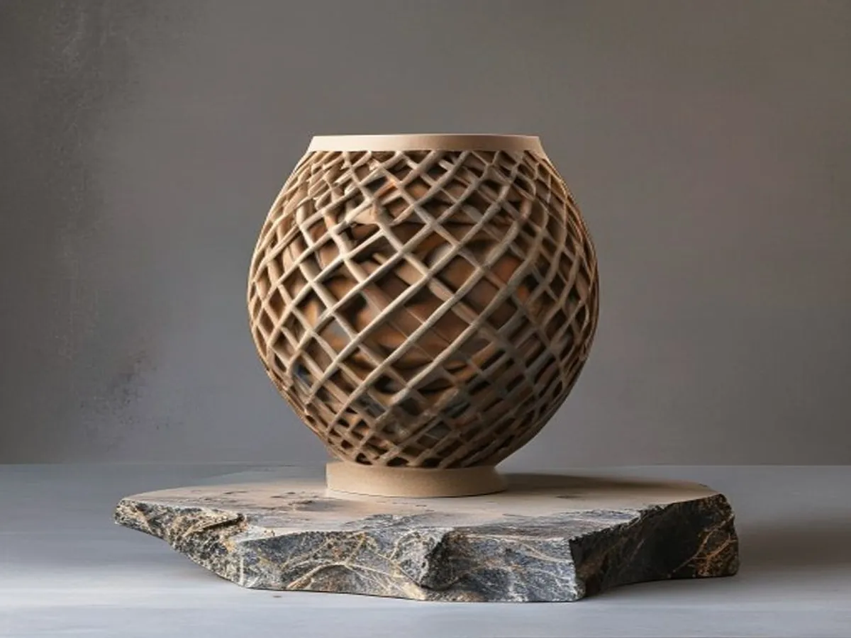 Lattice Vessel — AI-generated artwork