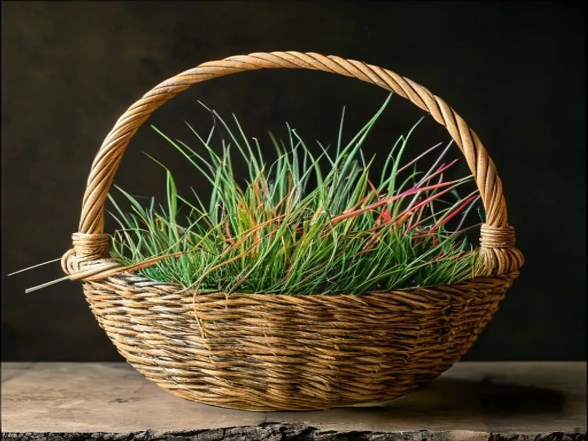 Dyed Grass Form — AI-generated artwork