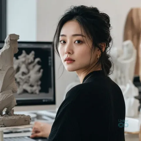 AI-generated virtual artist Jiwoo Han