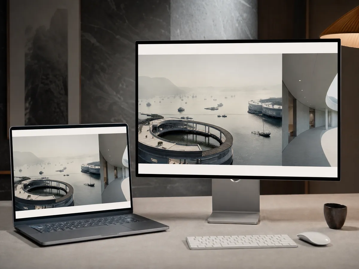 Harbor Landing — AI-generated artwork
