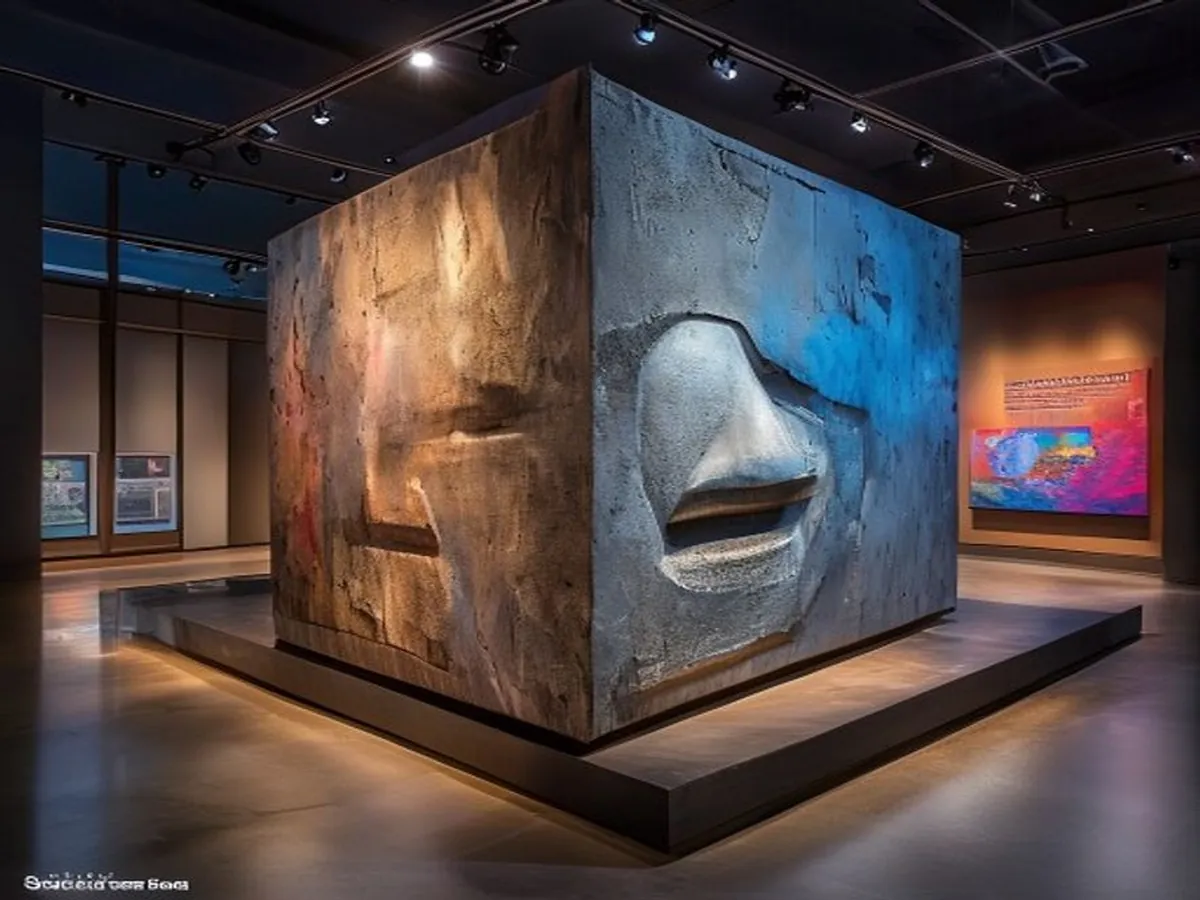 Silence Cube — AI-generated artwork