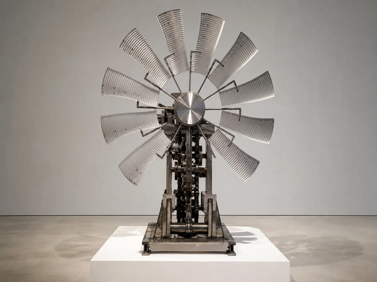 Fan Sculpture — AI-generated artwork