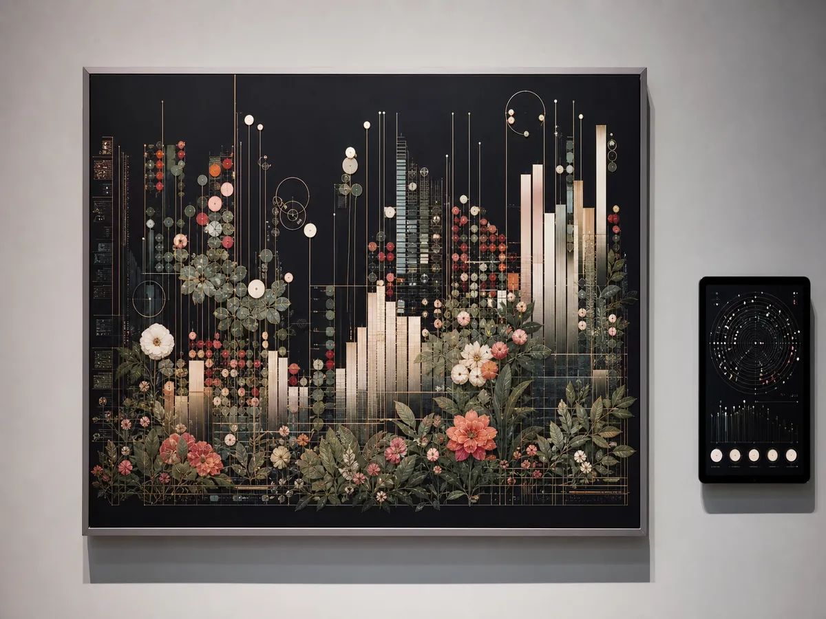 Metric Garden — AI-generated artwork