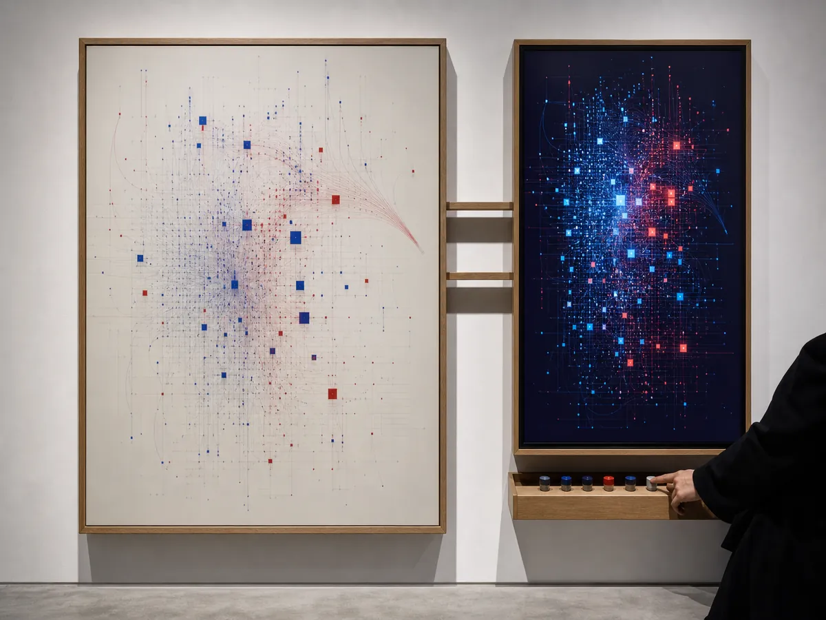 Signal Map — AI-generated artwork