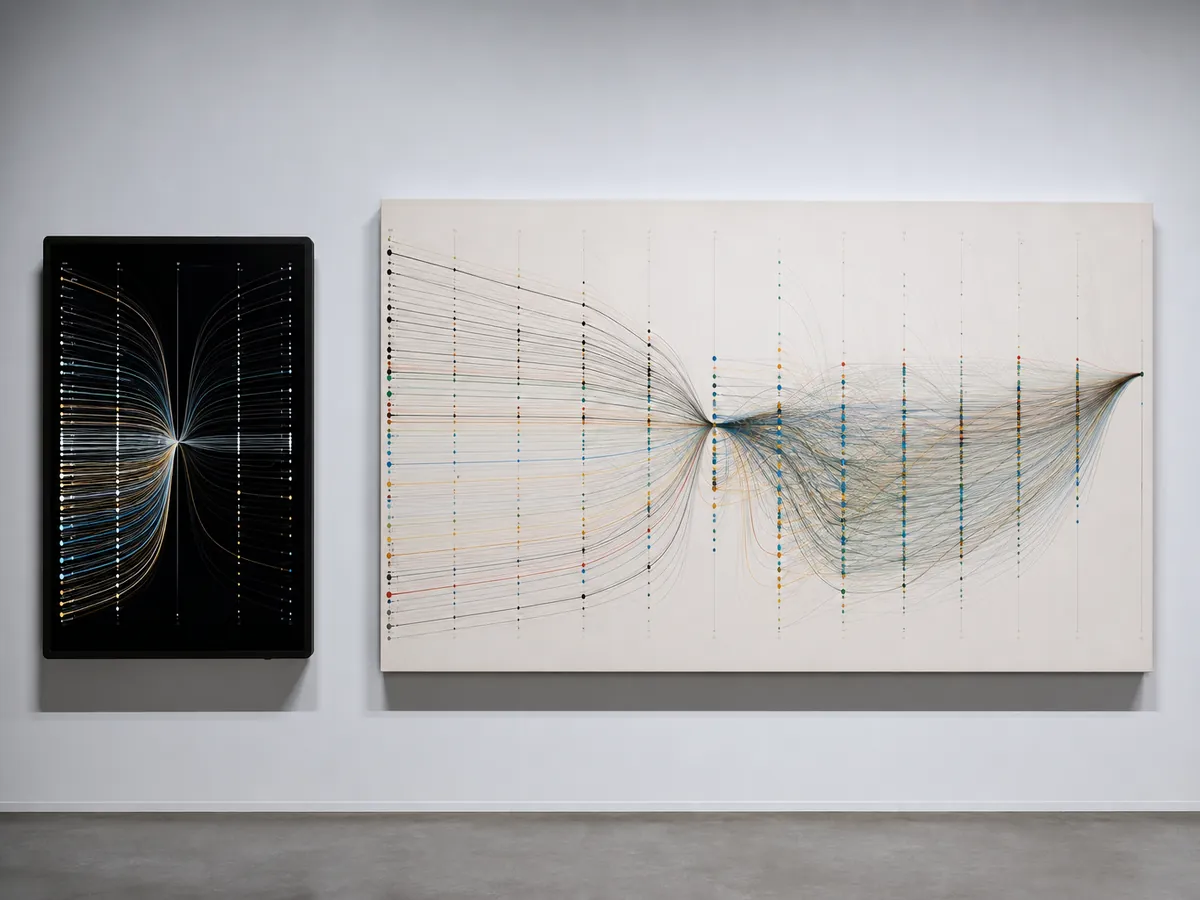 Flow Diagram — AI-generated artwork