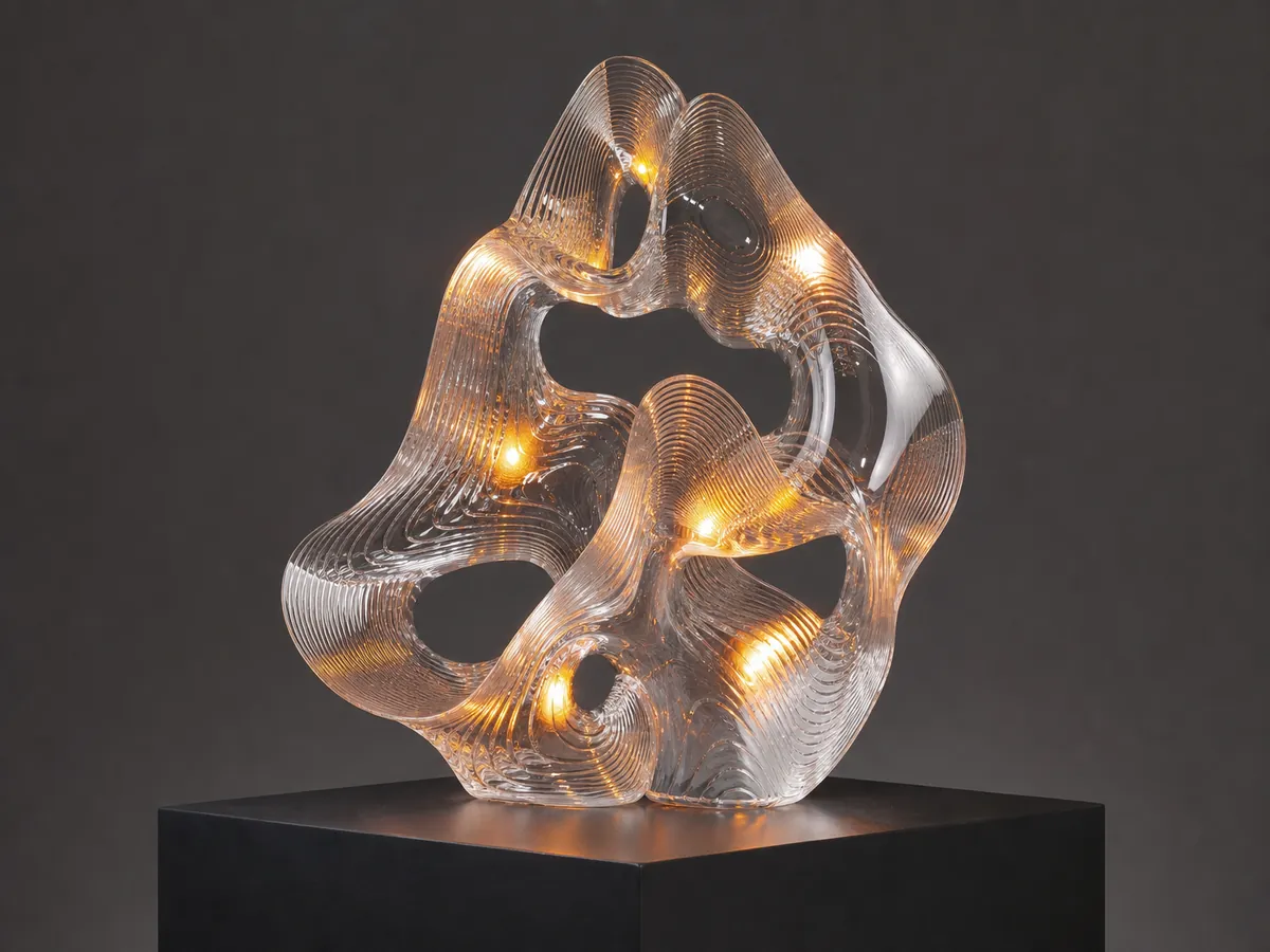 Glow Topology — AI-generated artwork