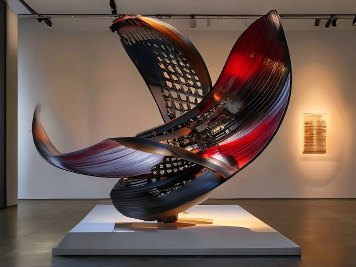 Fan Sculpture — AI-generated artwork