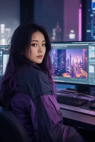 AI-generated virtual artist Zhao Yuting