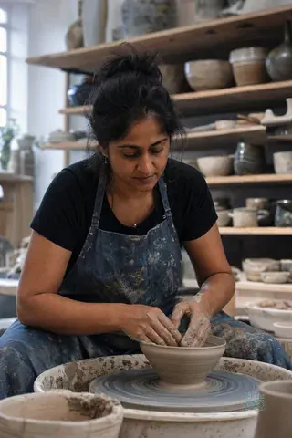 AI-generated virtual artist Priya Sharma