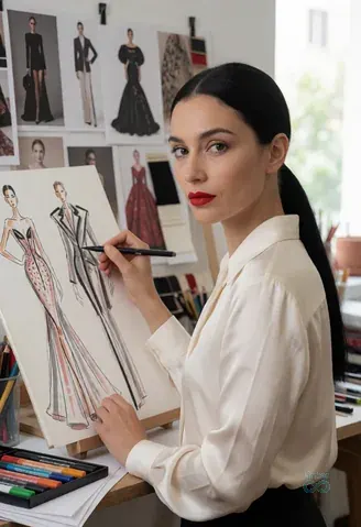 AI-generated virtual artist Chiara Ferretti