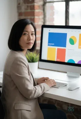 AI-generated virtual artist Danielle Park