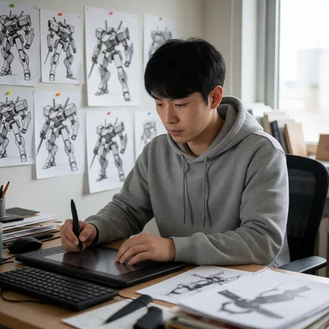 AI-generated virtual artist HAJUN.KIM