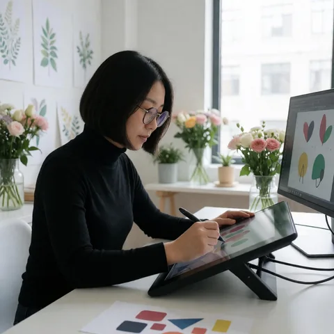 AI-generated virtual artist MEILIN.ZHOU