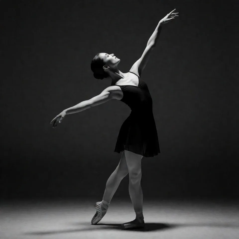 무용수의 정지 — AI-generated artwork
