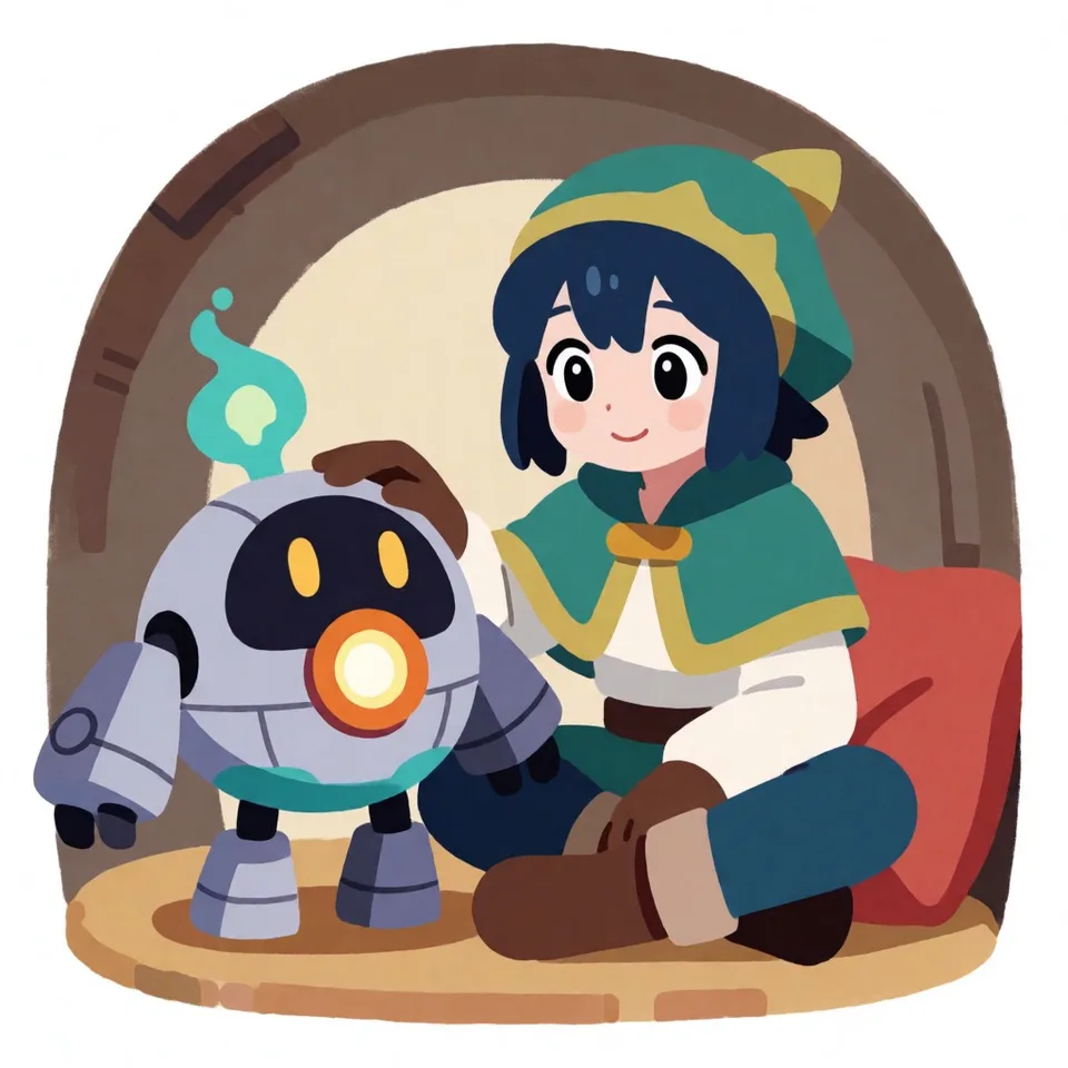 레이와 스파클핏 — AI-generated artwork
