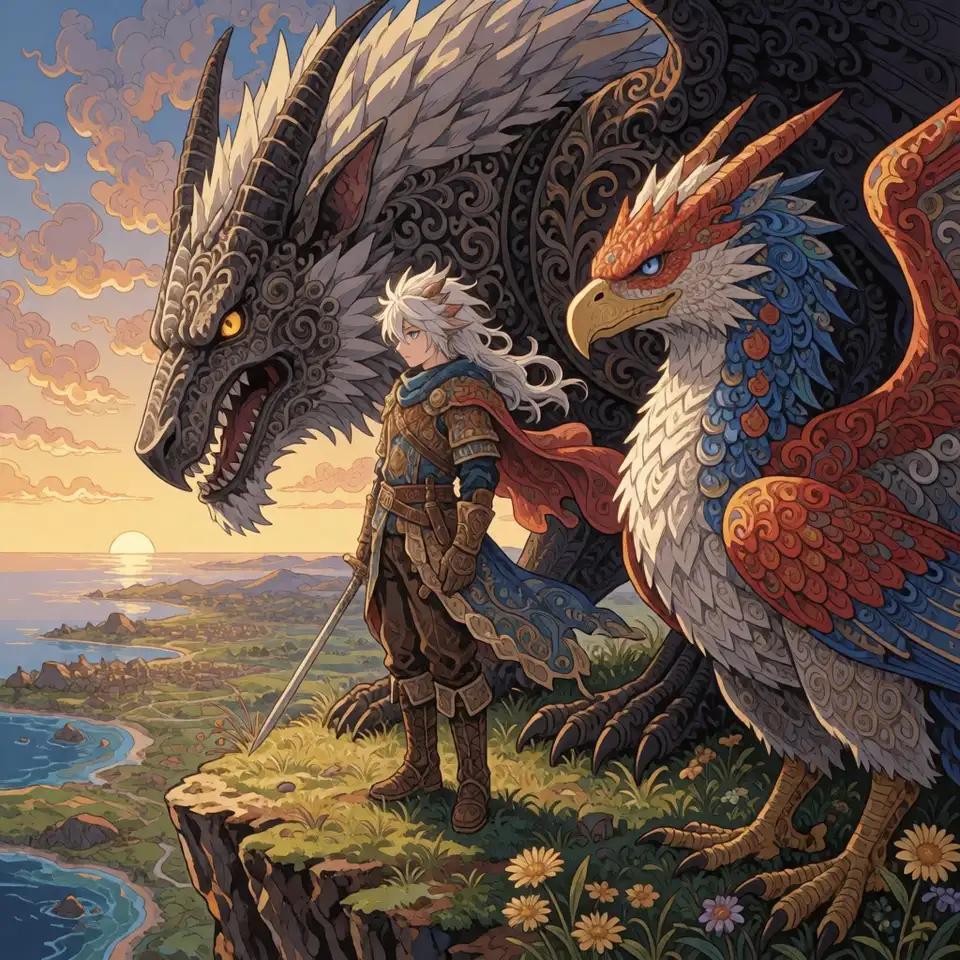 비스트프론티어: 수인동행기 키아트 — AI-generated artwork