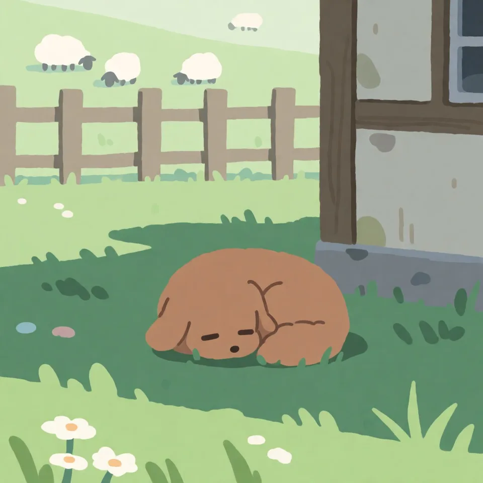감자와 낮잠 — AI-generated artwork